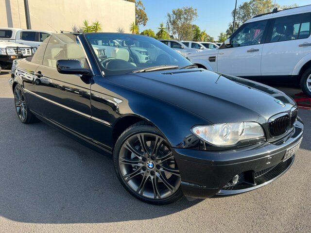 Used BMW 3 Series E46 MY2005 330Ci Steptronic East Bunbury, 2005 BMW 3 Series E46 MY2005 330Ci Steptronic Black 5 Speed Sports Automatic Convertible