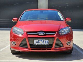 2013 Ford Focus LW MkII Titanium PwrShift Red 6 Speed Sports Automatic Dual Clutch Hatchback