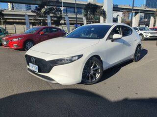 2019 Mazda 3 BP2H7A G20 SKYACTIV-Drive Touring Snowflake White Pearl 6 Speed Sports Automatic