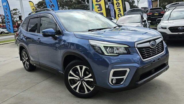 Used Subaru Forester S5 MY19 2.5i Premium CVT AWD Liverpool, 2018 Subaru Forester S5 MY19 2.5i Premium CVT AWD Horizon Blue 7 Speed Constant Variable Wagon