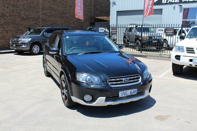 Used Subaru Outback MY04 3.0R Hoppers Crossing, 2004 Subaru Outback MY04 3.0R Black 5 Speed Auto Sports Shift Wagon