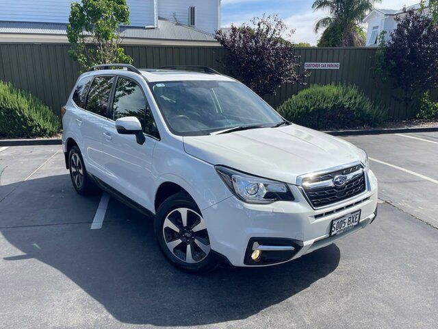 Used Subaru Forester S4 MY18 2.5i-L CVT AWD Luxury Glenelg, 2018 Subaru Forester S4 MY18 2.5i-L CVT AWD Luxury White 6 Speed Constant Variable Wagon