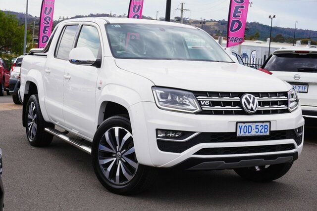 Used Volkswagen Amarok 2H MY20 TDI580 4MOTION Perm Ultimate Phillip, 2020 Volkswagen Amarok 2H MY20 TDI580 4MOTION Perm Ultimate Candy White 8 Speed Automatic Utility