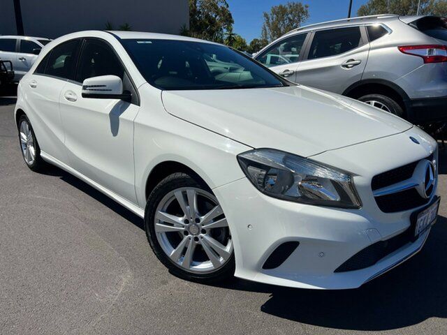Used Mercedes-Benz A-Class W176 806MY A180 D-CT East Bunbury, 2016 Mercedes-Benz A-Class W176 806MY A180 D-CT White 7 Speed Sports Automatic Dual Clutch Hatchback