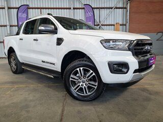 2022 Ford Ranger PX MkIII 2021.75MY Wildtrak White 10 Speed Sports Automatic Double Cab Pick Up.