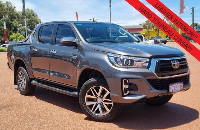 Pre-Owned Toyota Hilux GUN126R SR5 Double Cab Balcatta, 2019 Toyota Hilux GUN126R SR5 Double Cab Graphite 6 Speed Sports Automatic Utility