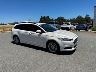 2016 Ford Mondeo MD Ambiente TDCi White 6 Speed Automatic Wagon.