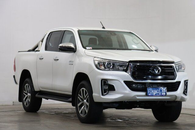Used Toyota Hilux GUN126R SR5 Double Cab Victoria Park, 2019 Toyota Hilux GUN126R SR5 Double Cab White 6 Speed Sports Automatic Utility