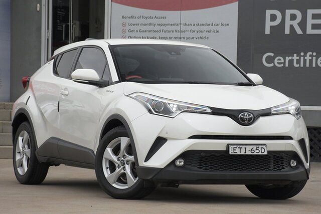 Pre-Owned Toyota C-HR NGX10R S-CVT 2WD Guildford, 2018 Toyota C-HR NGX10R S-CVT 2WD Crystal Pearl 7 Speed Constant Variable Wagon