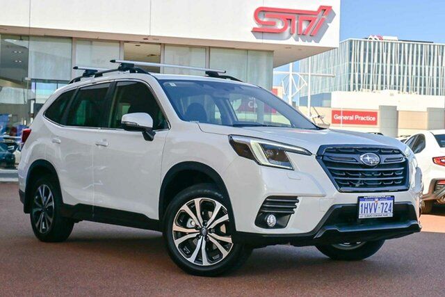 Used Subaru Forester S5 MY23 2.5i Premium CVT AWD Osborne Park, 2023 Subaru Forester S5 MY23 2.5i Premium CVT AWD White 7 Speed Constant Variable Wagon
