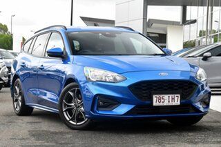 2018 Ford Focus SA 2019MY ST-Line Blue 8 Speed Automatic Wagon.