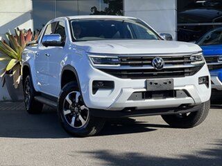 2023 Volkswagen Amarok NF MY23 Style TDI600 4Motion Clear White 10 Speed Automatic Dual Cab Utility.