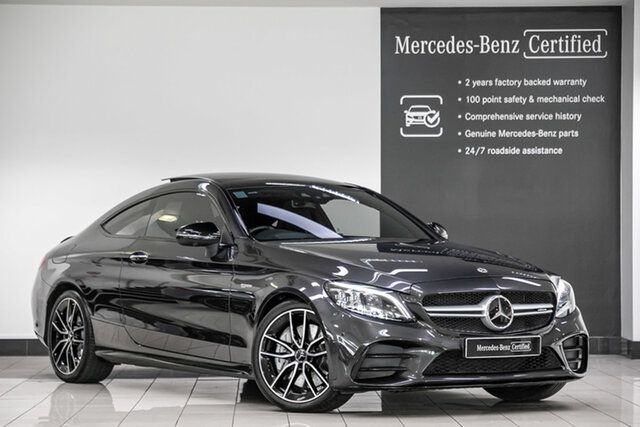 Used Mercedes-Benz C-Class C205 800+050MY C43 AMG 9G-Tronic 4MATIC Narre Warren, 2020 Mercedes-Benz C-Class C205 800+050MY C43 AMG 9G-Tronic 4MATIC Graphite Grey 9 Speed