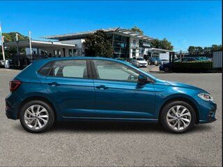 2023 Volkswagen Polo AE MY23 85TSI DSG Style Blue 7 Speed Sports Automatic Dual Clutch Hatchback.