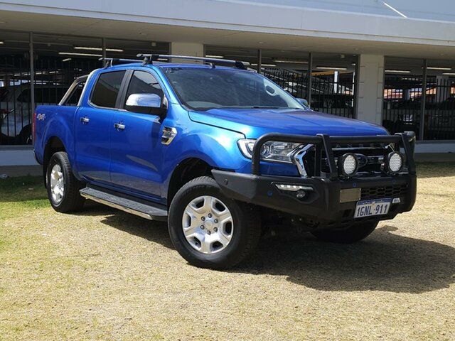 Used Ford Ranger PX MkII 2018.00MY XLT Double Cab Victoria Park, 2018 Ford Ranger PX MkII 2018.00MY XLT Double Cab Blue 6 Speed Sports Automatic Utility