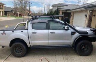 2015 Ford Ranger PX XLS 3.2 (4x4) Silver 6 Speed Manual Double Cab Pick Up