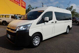 2019 Toyota HiAce TRH223R Commuter High Roof Super LWB White 6 Speed Automatic Bus