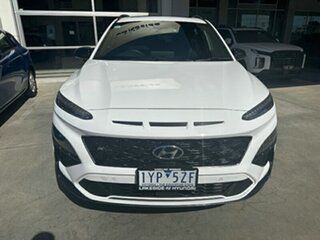 2021 Hyundai Kona OS.V4 MY22 N-Line D-CT AWD Premium Polar White/sunroof 7 Speed