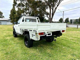 2012 Toyota Hilux KUN26R MY12 Workmate (4x4) White 5 Speed Manual Cab Chassis