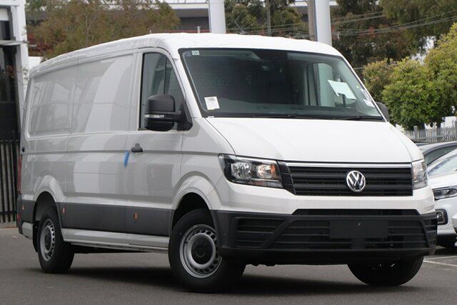 New Volkswagen Crafter SY1 MY24 35 MWB FWD TDI340 Port Melbourne, 2023 Volkswagen Crafter SY1 MY24 35 MWB FWD TDI340 Candy White 8 Speed Automatic Van