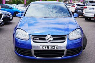2008 Volkswagen Golf V MY09 R32 DSG 4MOTION Blue 6 Speed Sports Automatic Dual Clutch Hatchback.