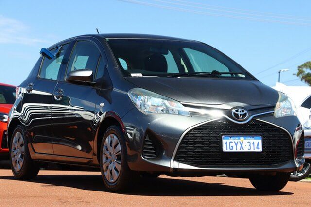 Used Toyota Yaris NCP130R Ascent Victoria Park, 2015 Toyota Yaris NCP130R Ascent Grey 5 Speed Manual Hatchback