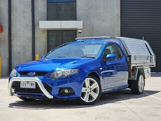 2011 Ford Falcon FG MkII XR6 Super Cab EcoLPi Blue 6 Speed Sports Automatic Cab Chassis.