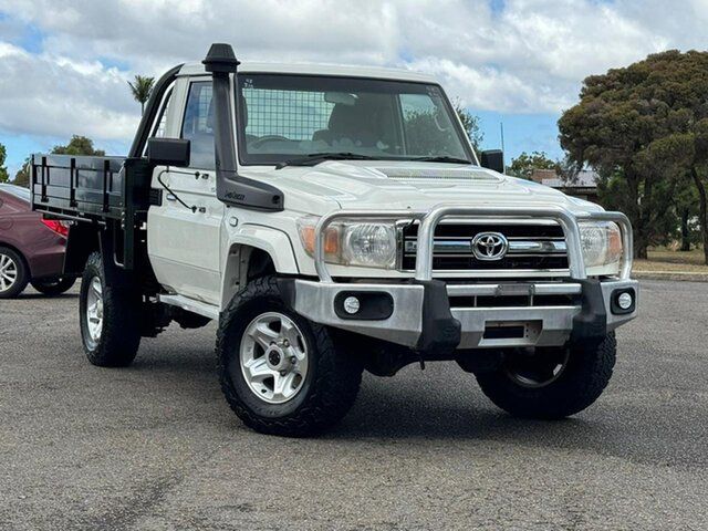 Used Toyota Landcruiser VDJ79R GXL (4x4) Liverpool, 2019 Toyota Landcruiser VDJ79R GXL (4x4) White 5 Speed Manual Cab Chassis
