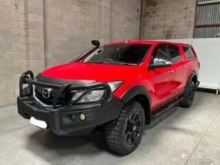 2017 Mazda BT-50 MY16 GT (4x4) Red 6 Speed Automatic Dual Cab Utility.