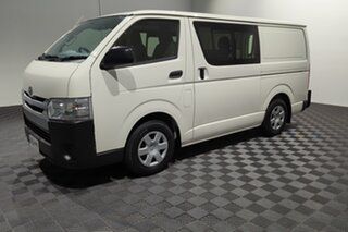 2016 Toyota HiAce KDH201R Crewvan LWB White 4 speed Automatic Van Wagon