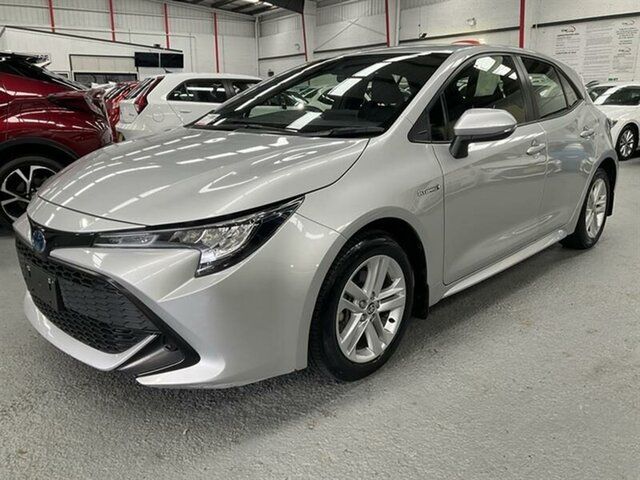 Used Toyota Corolla ZWE211R Ascent Sport Hybrid Smithfield, 2019 Toyota Corolla ZWE211R Ascent Sport Hybrid Silver Continuous Variable Hatchback