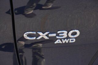 2022 Mazda CX-30 DM4WLA G25 SKYACTIV-Drive i-ACTIV AWD Astina Blue 6 Speed Sports Automatic Wagon