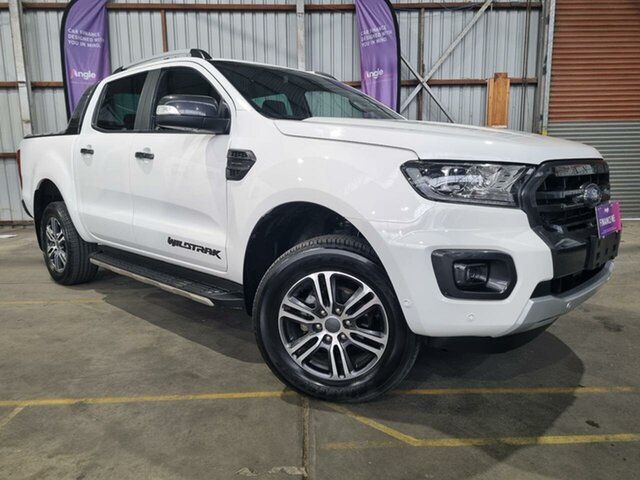 Used Ford Ranger PX MkIII 2021.75MY Wildtrak Hillcrest, 2022 Ford Ranger PX MkIII 2021.75MY Wildtrak White 10 Speed Sports Automatic Double Cab Pick Up