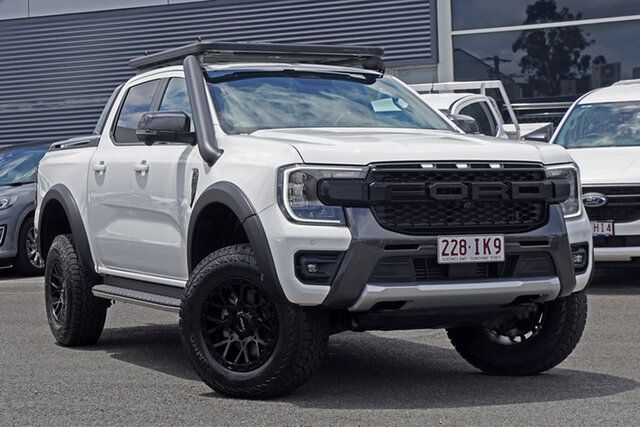Used Ford Ranger PY 2022MY Wildtrak Springwood, 2022 Ford Ranger PY 2022MY Wildtrak White 10 Speed Sports Automatic Double Cab Pick Up