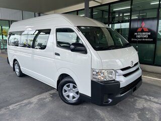 2018 Toyota HiAce KDH223R Commuter High Roof Super LWB White 4 Speed Automatic Bus