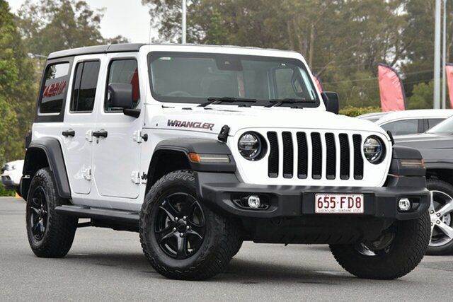 Used Jeep Wrangler JL MY22 Unlimited Night Eagle Aspley, 2022 Jeep Wrangler JL MY22 Unlimited Night Eagle White 8 Speed Automatic Hardtop