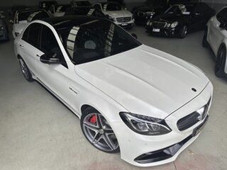 2017 Mercedes-Benz C-Class W205 808MY C63 AMG SPEEDSHIFT MCT S Pearl White 7 Speed Sports Automatic