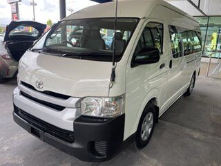 2018 Toyota HiAce KDH223R Commuter High Roof Super LWB White 4 Speed Automatic Bus