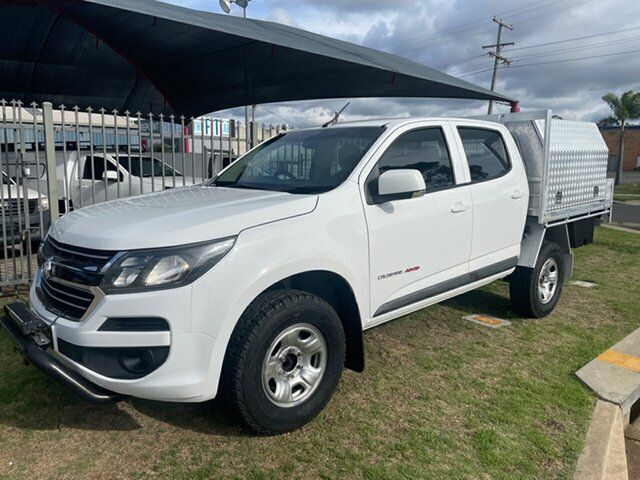 Used Holden Colorado RG MY18 LS (4x4) Toowoomba, 2017 Holden Colorado RG MY18 LS (4x4) White 6 Speed Automatic Crew Cab Chassis