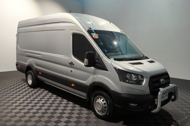 Used Ford Transit VO 2021.25MY 430e High Roof Acacia Ridge, 2021 Ford Transit VO 2021.25MY 430e High Roof Silver 10 speed Automatic Van
