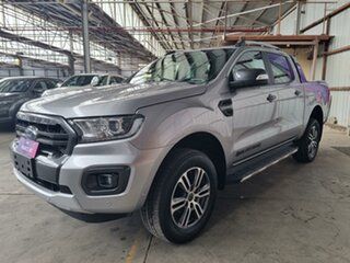 2022 Ford Ranger PX MkIII 2021.75MY Wildtrak Silver 10 Speed Sports Automatic Double Cab Pick Up.