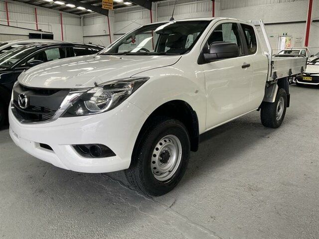 Used Mazda BT-50 MY17 Update XT Hi-Rider (4x2) Smithfield, 2017 Mazda BT-50 MY17 Update XT Hi-Rider (4x2) White 6 Speed Manual Freestyle Cab Chassis