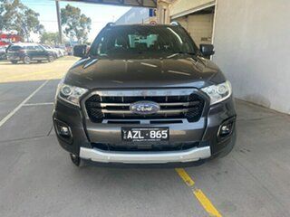 2018 Ford Ranger PX MkIII MY19 Wildtrak Dual Cab Grey 6 Speed Semi Auto Cab Chassis.