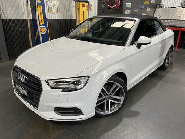 Used Audi A3 8V MY17 1.4 TFSI S Tronic CoD McGraths Hill, 2016 Audi A3 8V MY17 1.4 TFSI S Tronic CoD White 7 Speed Auto S-Tronic Cabriolet