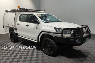 2022 Toyota Hilux GUN126R SR Double Cab White 6 speed Automatic Cab Chassis