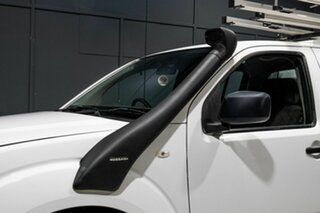 2012 Nissan Navara D40 MY12 RX (4x4) White 6 Speed Manual Dual Cab Chassis