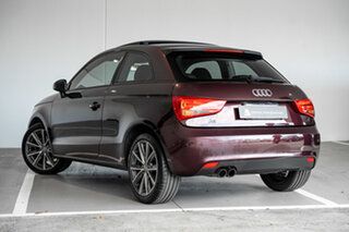2012 Audi A1 8X MY12 Ambition S Tronic Shiraz Red 7 Speed Sports Automatic Dual Clutch Hatchback