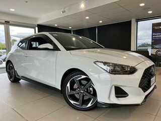2019 Hyundai Veloster JS MY20 Turbo Coupe D-CT Premium White 7 Speed Sports Automatic Dual Clutch.