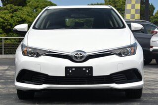 2015 Toyota Corolla ZRE182R Ascent S-CVT White 7 Speed Constant Variable Hatchback