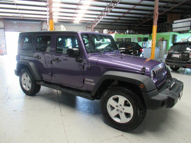 Used Jeep Wrangler JK MY18 Unlimited Sport Slacks Creek, 2017 Jeep Wrangler JK MY18 Unlimited Sport Purple 5 Speed Automatic Softtop